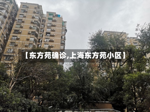 【东方苑确诊,上海东方苑小区】-第2张图片