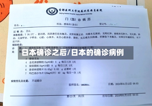 日本确诊之后/日本的确诊病例
