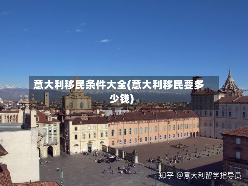 意大利移民条件大全(意大利移民要多少钱)-第2张图片