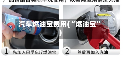 汽车燃油宝费用(“燃油宝”)-第2张图片