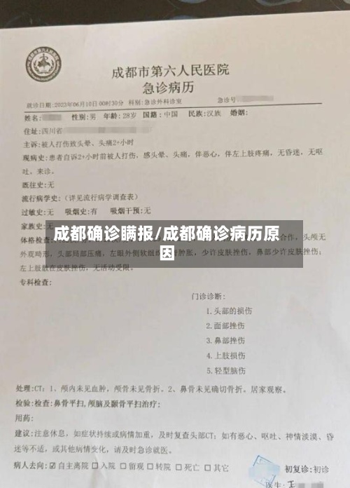 成都确诊瞒报/成都确诊病历原因