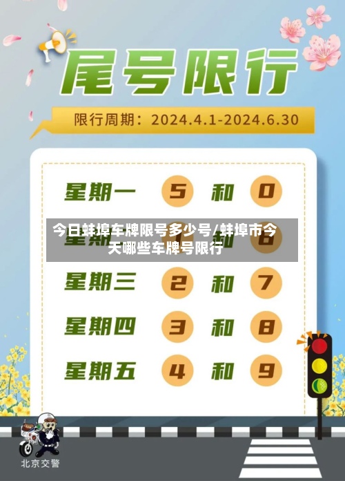 今日蚌埠车牌限号多少号/蚌埠市今天哪些车牌号限行