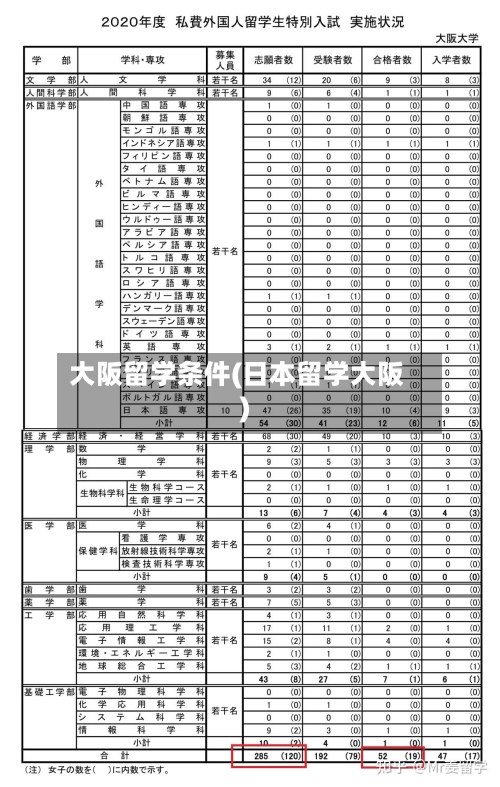 大阪留学条件(日本留学大阪)-第2张图片
