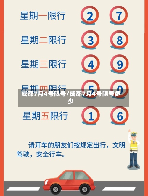 成都7月4号限号/成都7月4号限号多少-第3张图片