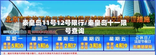 秦皇岛11号12号限行/秦皇岛十一限号查询-第2张图片