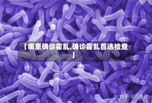 【哪里确诊霍乱,确诊霍乱首选检查】-第2张图片