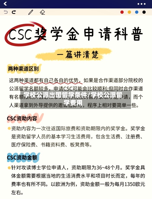 学校公派出国留学条件/学校公派留学费用-第1张图片