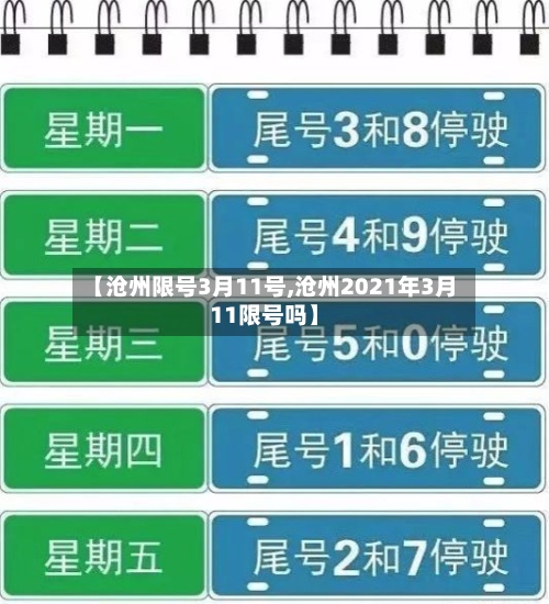 【沧州限号3月11号,沧州2021年3月11限号吗】