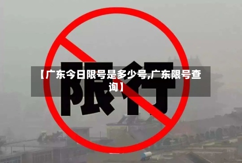 【广东今日限号是多少号,广东限号查询】-第3张图片