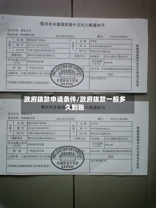 政府拨款申请条件/政府拨款一般多久到账-第3张图片