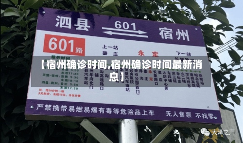 【宿州确诊时间,宿州确诊时间最新消息】-第2张图片
