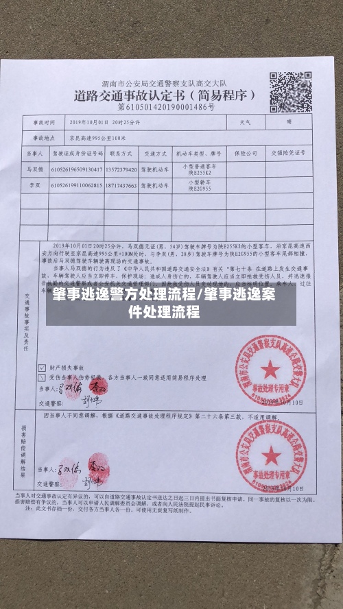 肇事逃逸警方处理流程/肇事逃逸案件处理流程-第2张图片