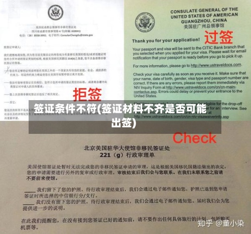 签证条件不符(签证材料不齐是否可能出签)