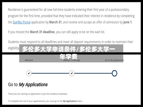 多伦多大学申请条件/多伦多大学一年学费-第2张图片