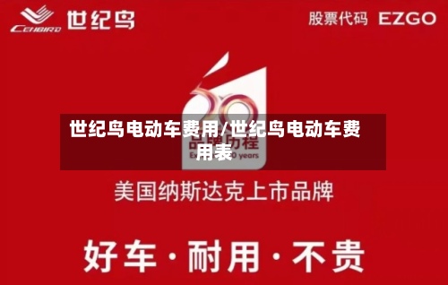 世纪鸟电动车费用/世纪鸟电动车费用表